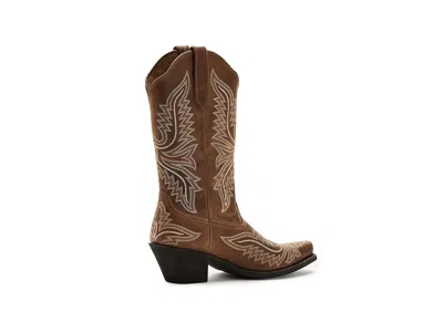 Ariat Round Up Collins Western Boot In Brown