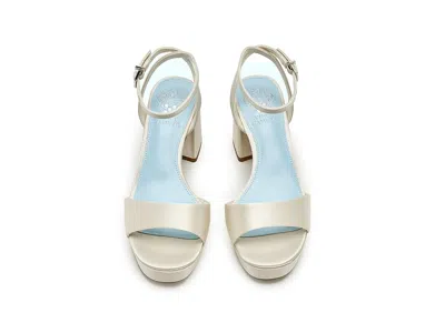 Vince Camuto Pendreya Platform Sandals In White
