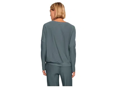 Eberjey Softest Sweats Lounge Pullover In Green