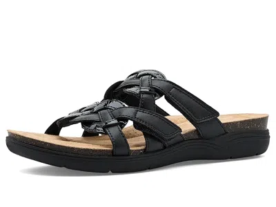 Clarks April Rae Wedge Sandal In Black