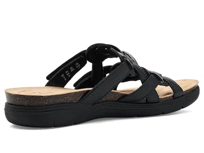 Clarks April Rae Wedge Sandal In Black
