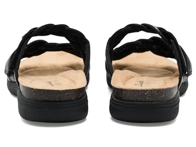 Clarks April Rae Wedge Sandal In Black