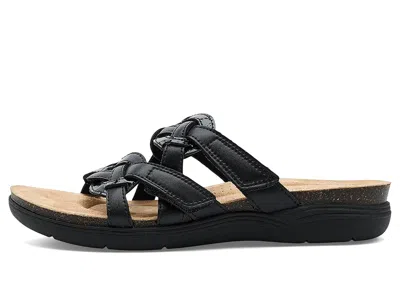 Clarks April Rae Wedge Sandal In Black