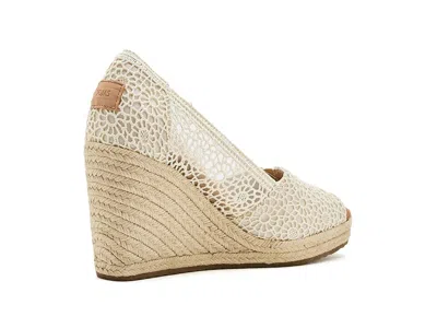 Toms Women's Essential Wedge Moroccan Crochet In Brown