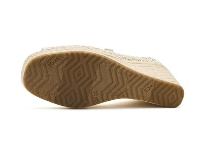 Toms Women's Essential Wedge Moroccan Crochet In Brown