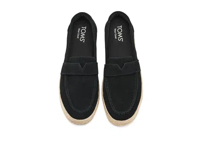 Toms Blakely Espadrille Loafer In Black