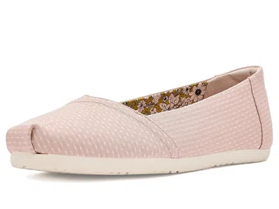 Toms Women's Alpargata Classic Bloom Chambray Dot In Pink