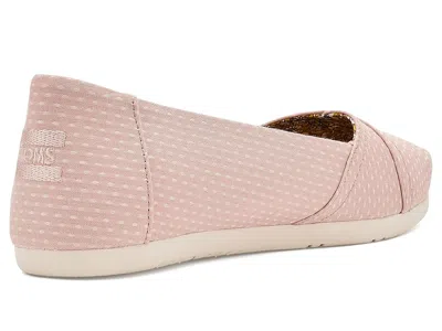 Toms Women's Alpargata Classic Bloom Chambray Dot In Pink