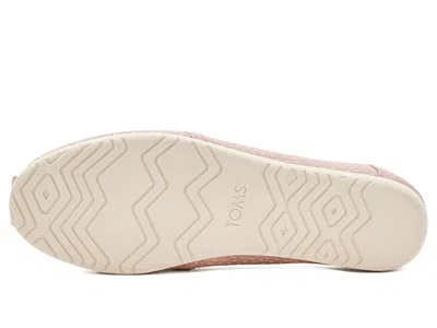 Toms Women's Alpargata Classic Bloom Chambray Dot In Pink