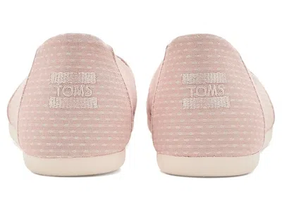 Toms Women's Alpargata Classic Bloom Chambray Dot In Pink