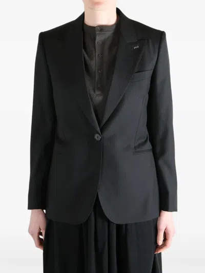 Givenchy Single-breasted Blazer In Black