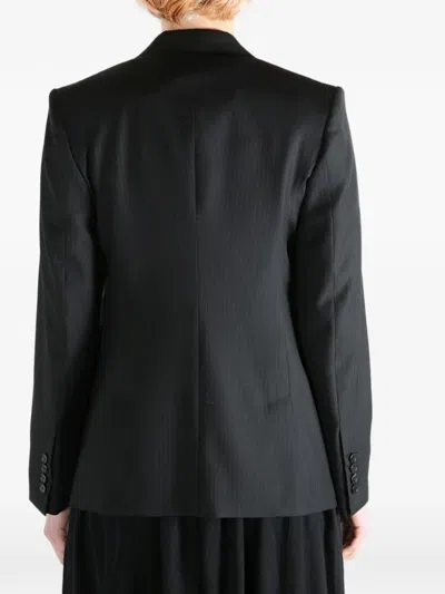 Givenchy Single-breasted Blazer In Black