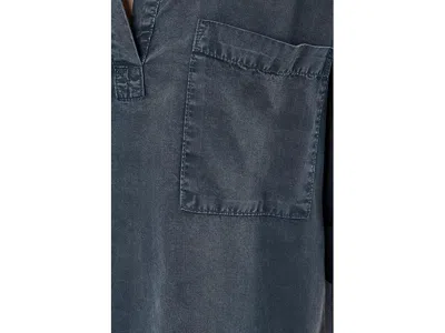 Mod-o-doc Roll Tab, Patch Pocket, Tunic In Blue