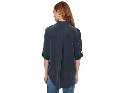 Mod-o-doc Roll Tab, Patch Pocket, Tunic In Blue