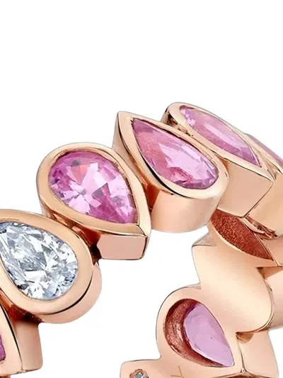 Shay Pink-sapphire And Diamond Ring In Gold