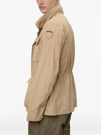 Blauer Whipple Multi-pocket Windbreaker Jacket In Brown