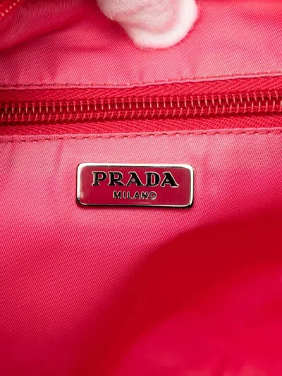 Pre-owned Prada 2000-2013 Tessuto Pouch In Pink
