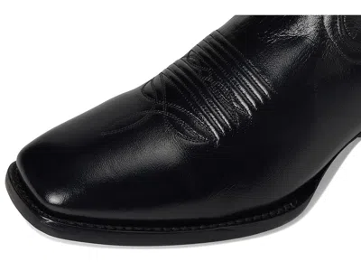 Dan Post Mens Winston Flat Heel Cowboy Boots In Black