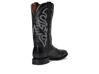 Dan Post Mens Winston Flat Heel Cowboy Boots In Black