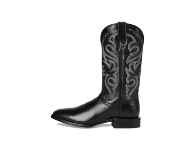 Dan Post Mens Winston Flat Heel Cowboy Boots In Black