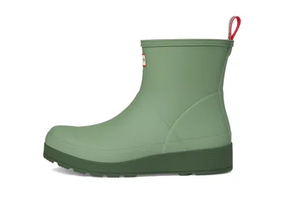 Hunter Original Play Waterproof Short Rain Boot In Green