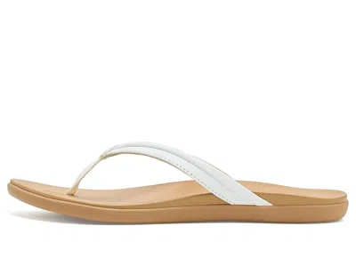 Olukai Honu Flip Flop In White