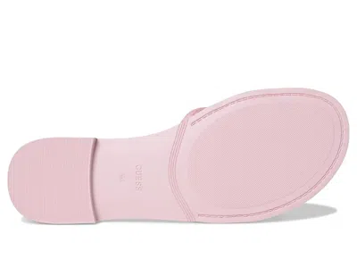 Guess Elyho Jelly Slide Sandal In Pink