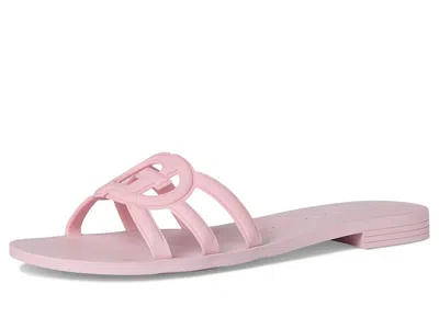 Guess Elyho Jelly Slide Sandal In Pink