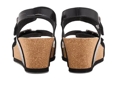 Mephisto Lissandra Platform Wedge Sandal In Black