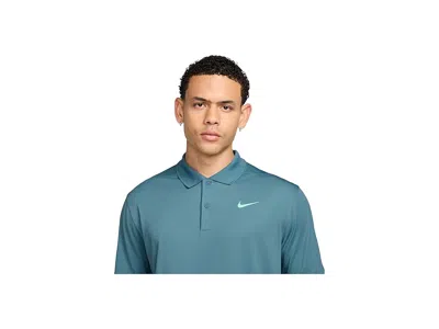 Nike Victory Solid Collared Polo Shirt In Blue