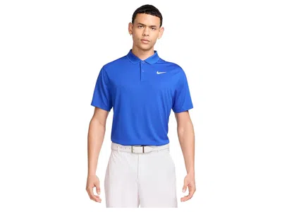 Nike Dri-fit Victory Solid Golf Polo In Blue