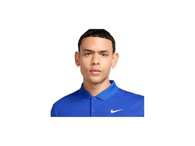 Nike Dri-fit Victory Solid Golf Polo In Blue