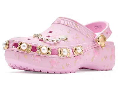 Crocs Classic Platform Loveshackfancy Clogs In Pink