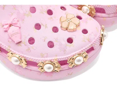 Crocs Classic Platform Loveshackfancy Clogs In Pink
