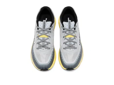 Merrell Agility Peak 6 Shoes Grey Yellow Ss26 In Gray