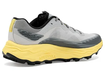 Merrell Agility Peak 6 Shoes Grey Yellow Ss26 In Gray