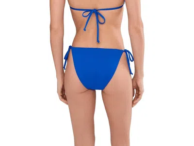 Becca Color Code Demi Basic Tie Side Bottoms In Blue