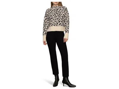 Sanctuary Soft Touch Popover Spots Sweater In Leopard In Multi