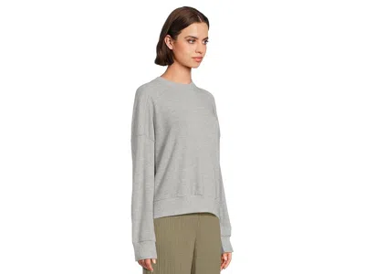 Michael Stars Marty Crew Neck Pullover In Gray