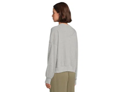 Michael Stars Marty Crew Neck Pullover In Gray