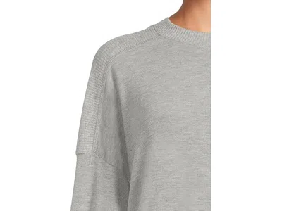 Michael Stars Marty Crew Neck Pullover In Gray