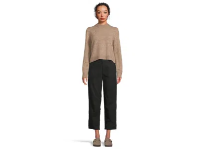 Michael Stars Genova Puff Sleeve Pullover In Brown