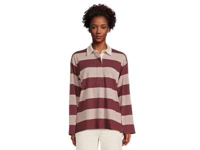 Faherty Legend Sweater Rugby Popover In Multi