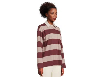 Faherty Legend Sweater Rugby Popover In Multi