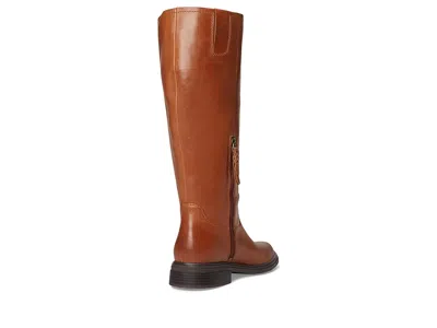 Naturalizer Ontime Wide Calf Knee High Boots In Brown