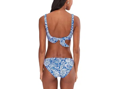 Seafolly C Shells Triangle Bikini Top In Blue