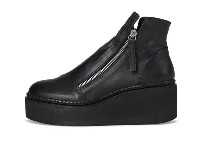 Steve Madden Drift Platform Wedge Booties In Black
