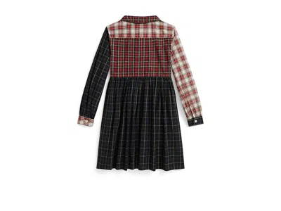 Polo Ralph Lauren Kids' Ralph Lauren Plaid Cotton Poplin Shirtdress In Multi