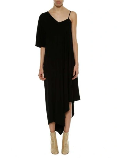 Shop Maison Margiela Dress In Black