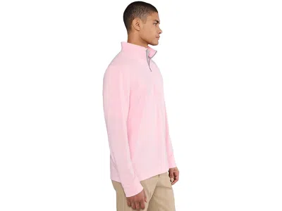Vineyard Vines Performance Club Quarter-zip Pullover In Pink